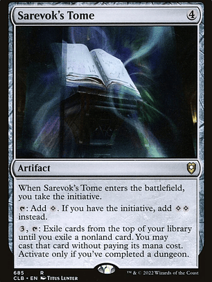Sarevok's Tome (Commander Legends: Battle for Baldur's Gate)