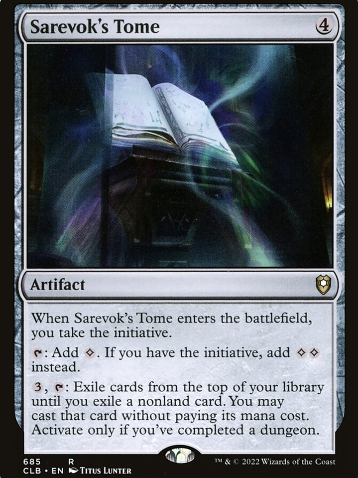 Sarevok's Tome (Commander Legends: Battle for Baldur's Gate) 1