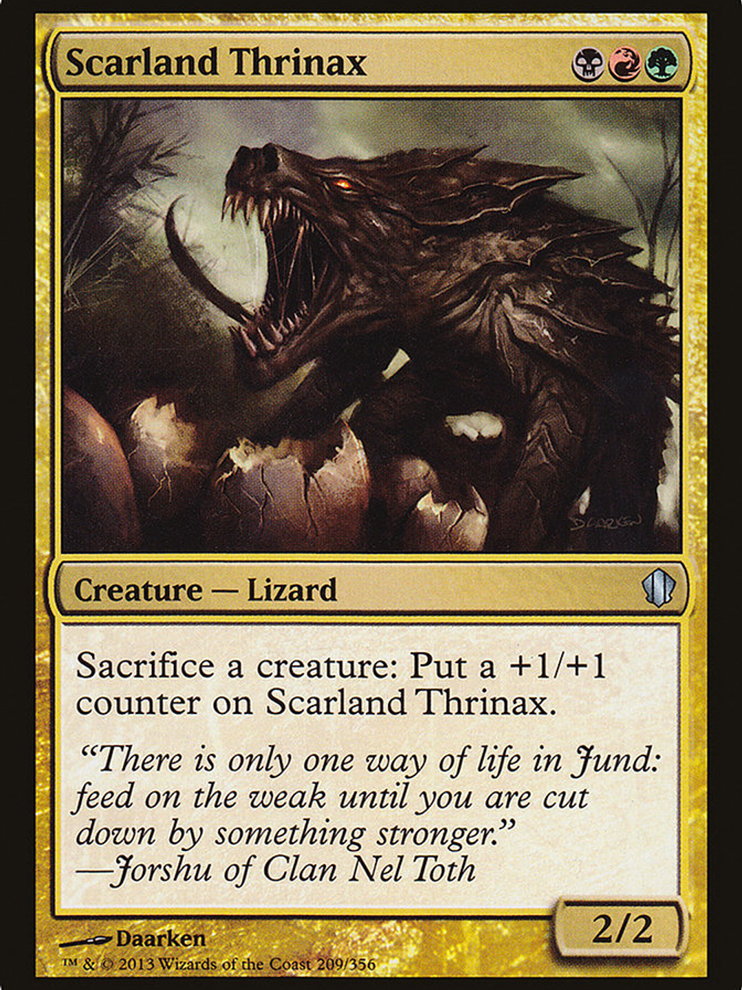 Scarland Thrinax (Commander 2013) 1
