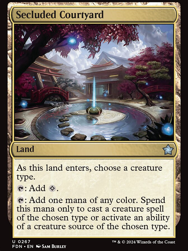 Secluded Courtyard (Foundations) 1