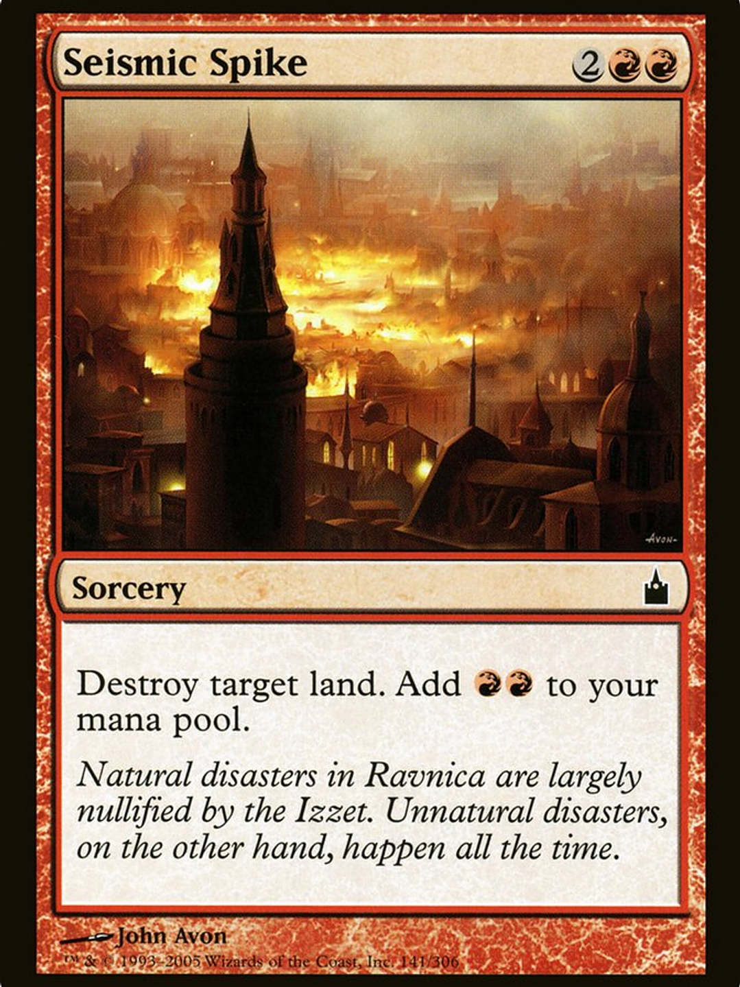Seismic Spike (Ravnica: City of Guilds) 1