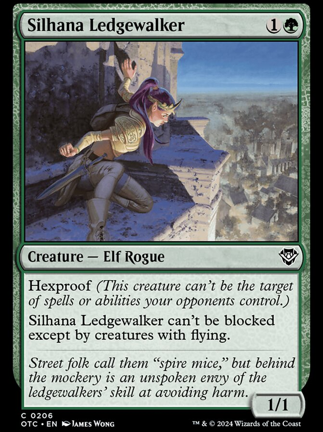 Silhana Ledgewalker (Outlaws of Thunder Junction Commander) 1