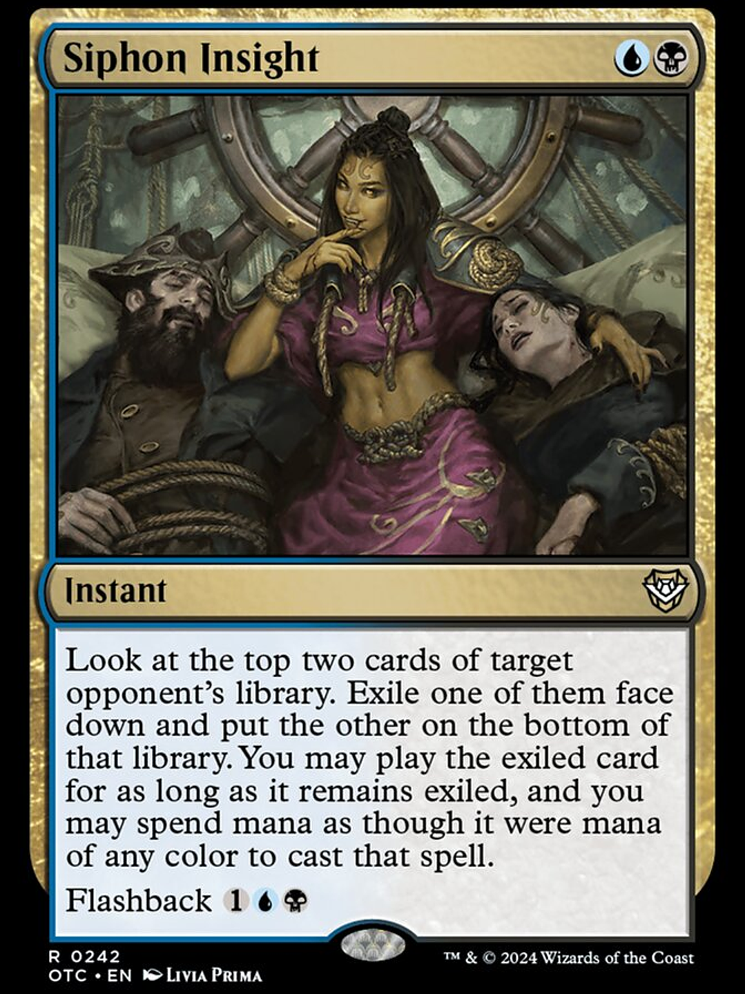 Siphon Insight (Outlaws of Thunder Junction Commander) 1