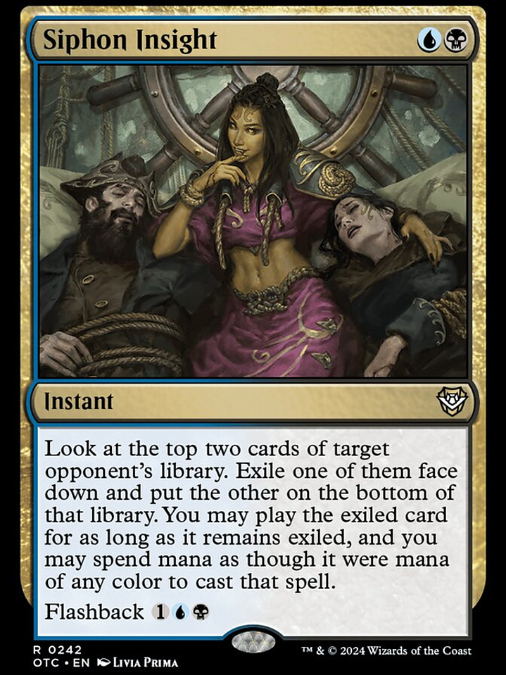 Siphon Insight (Outlaws of Thunder Junction Commander) 1