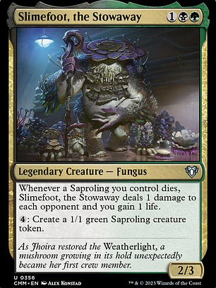Slimefoot, the Stowaway (Commander Masters)