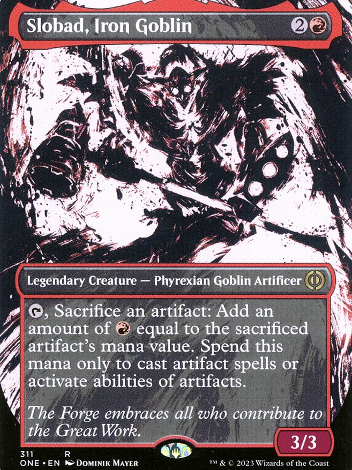 Slobad, Iron Goblin (Phyrexia: All Will Be One) 1