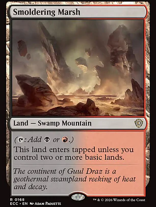 Smoldering Marsh (Lorwyn Eclipsed Commander)