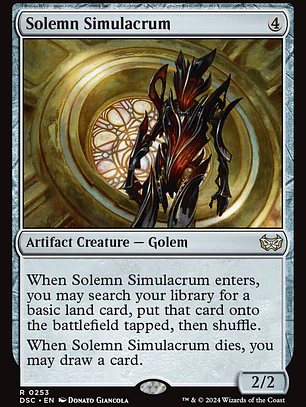 Solemn Simulacrum (Duskmourn: House of Horror Commander)