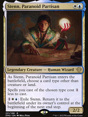 Stenn, Paranoid Partisan (Dominaria United)