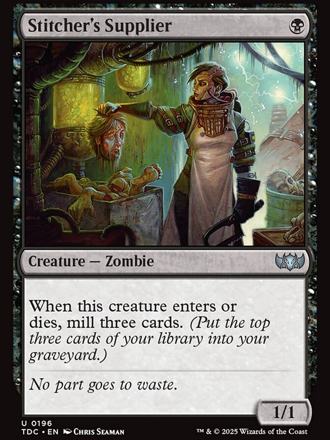 Stitcher's Supplier (Tarkir: Dragonstorm Commander) 1