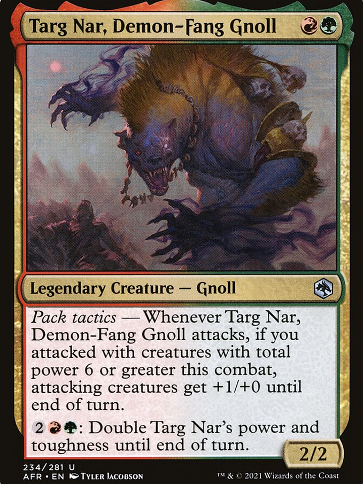 Targ Nar, Demon-Fang Gnoll (Adventures in the Forgotten Realms) 1