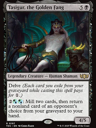 Tasigur, the Golden Fang (Tarkir: Dragonstorm Commander)