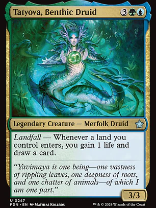 Tatyova, Benthic Druid (Foundations)