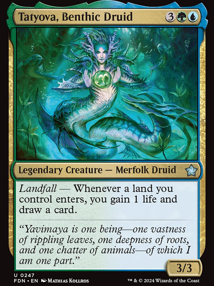Tatyova, Benthic Druid (Foundations) 1