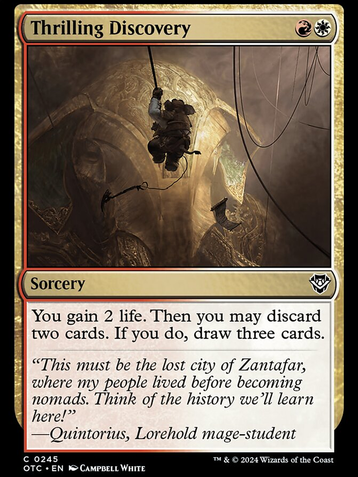 Thrilling Discovery (Outlaws of Thunder Junction Commander) 1