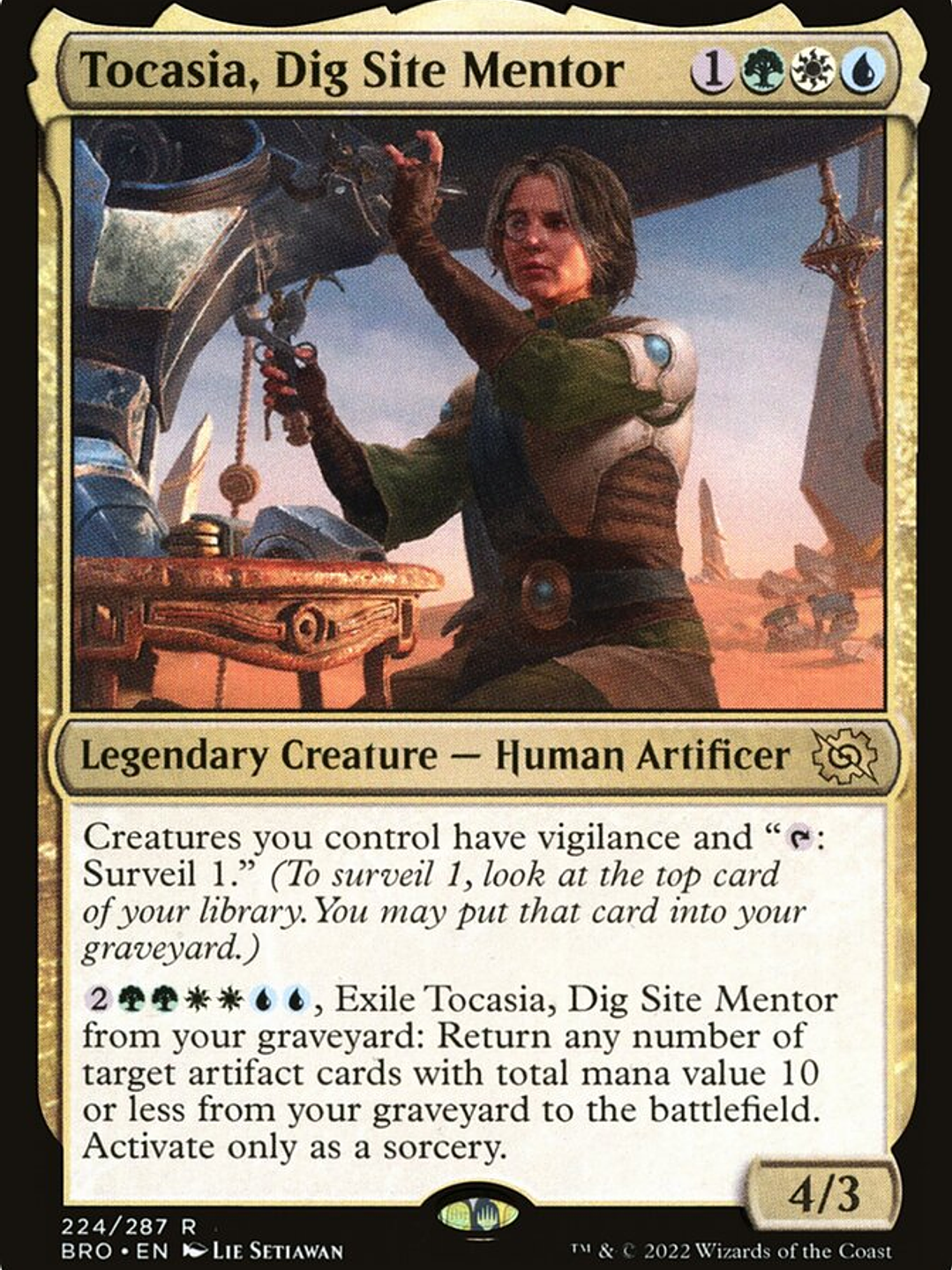 Tocasia, Dig Site Mentor (The Brothers' War) 1