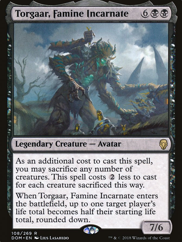 Torgaar, Famine Incarnate (Dominaria) 1