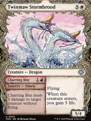 Twinmaw Stormbrood // Charring Bite (Tarkir: Dragonstorm)