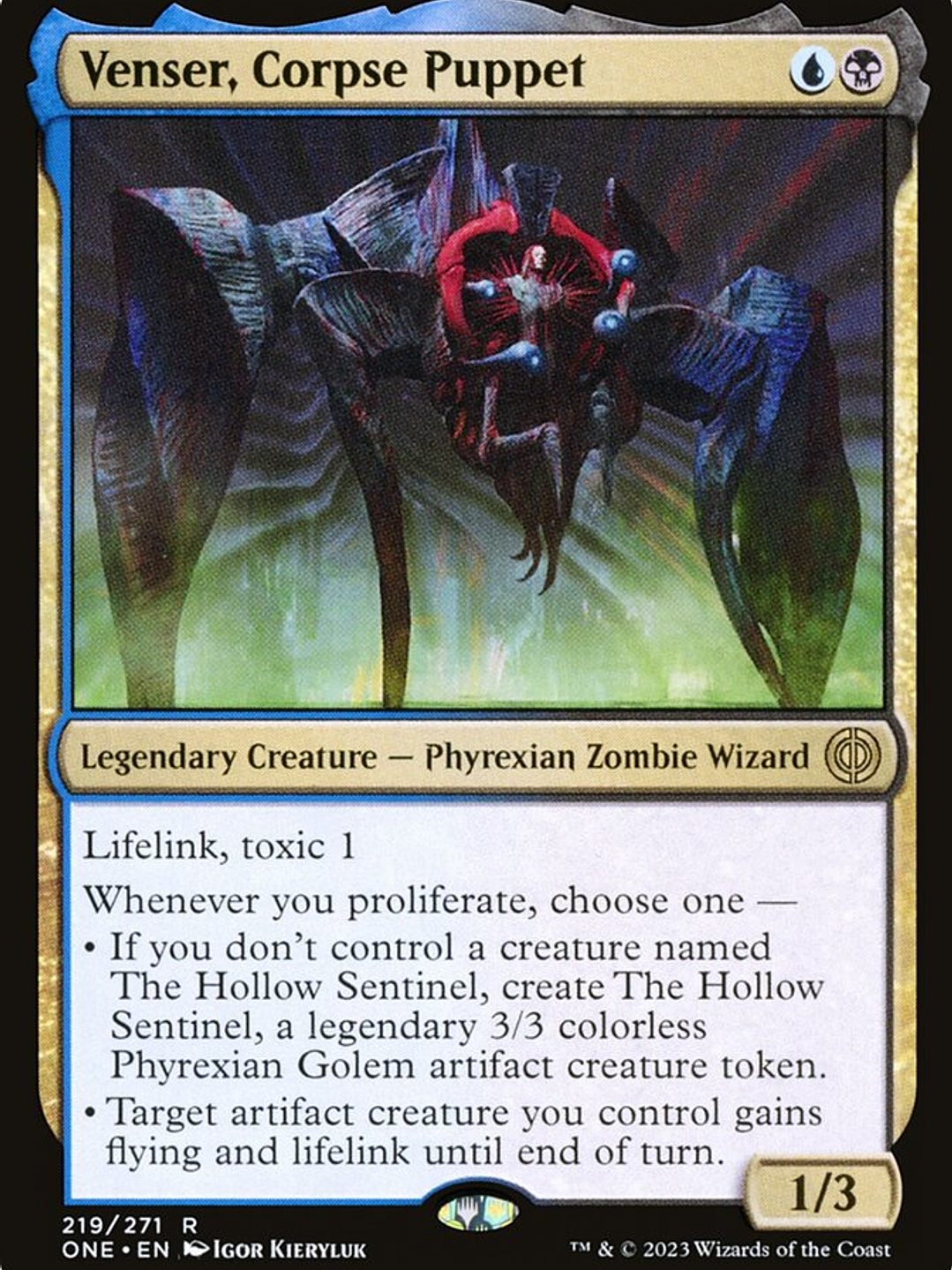 Venser, Corpse Puppet (Phyrexia: All Will Be One) 1
