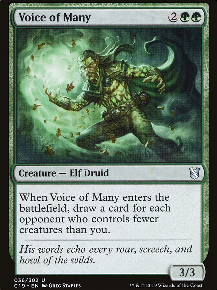 Voice of Many (Commander 2019) 1