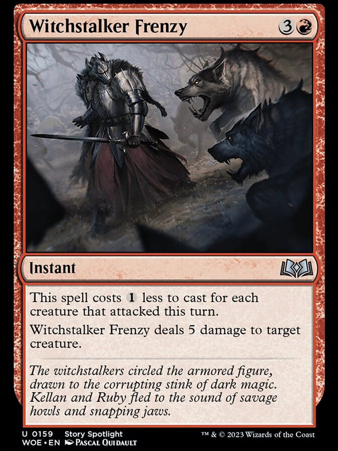 Witchstalker Frenzy (Wilds of Eldraine) 1