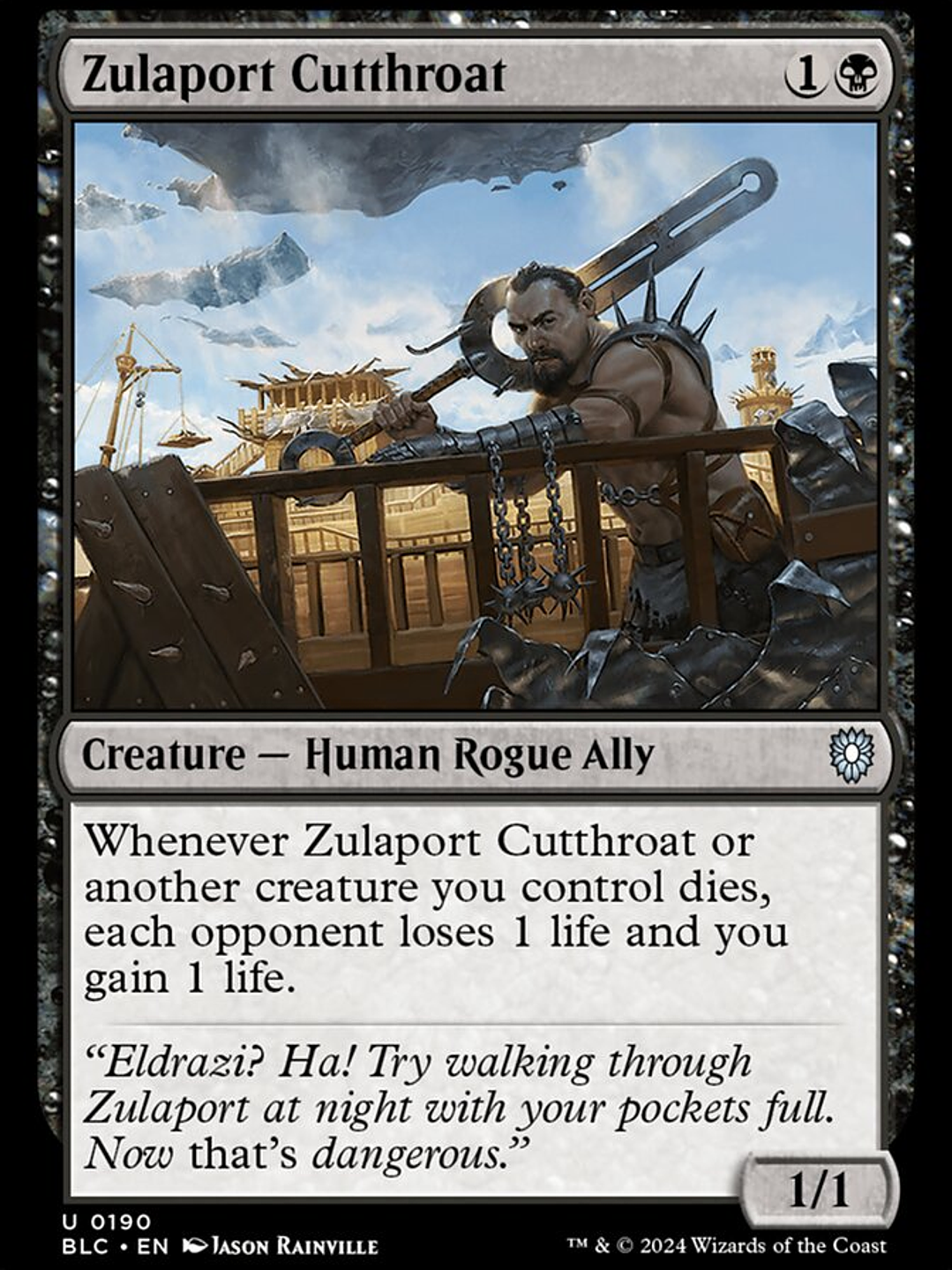 Zulaport Cutthroat (Bloomburrow Commander) 1