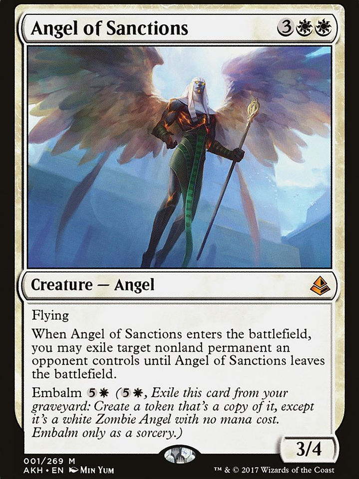 Angel of Sanctions (Amonkhet) 1