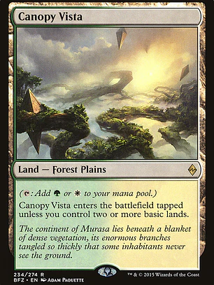 Canopy Vista (Battle for Zendikar)
