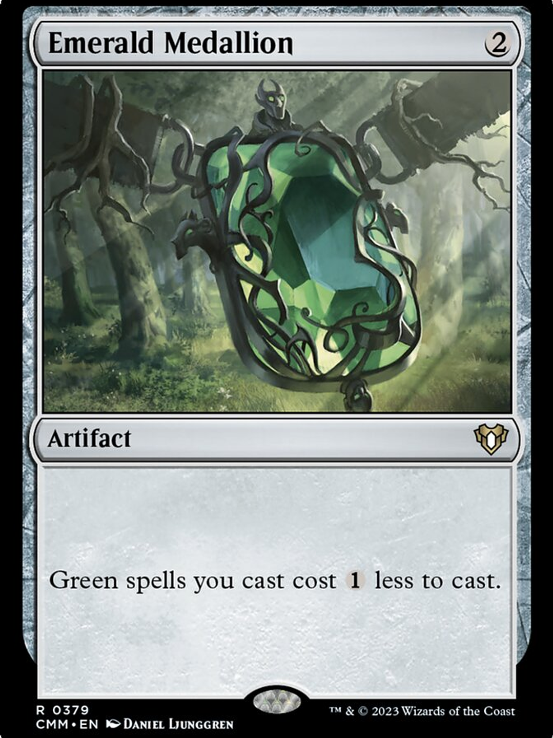 Emerald Medallion (Commander Masters) 1