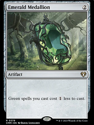 Emerald Medallion (Commander Masters)