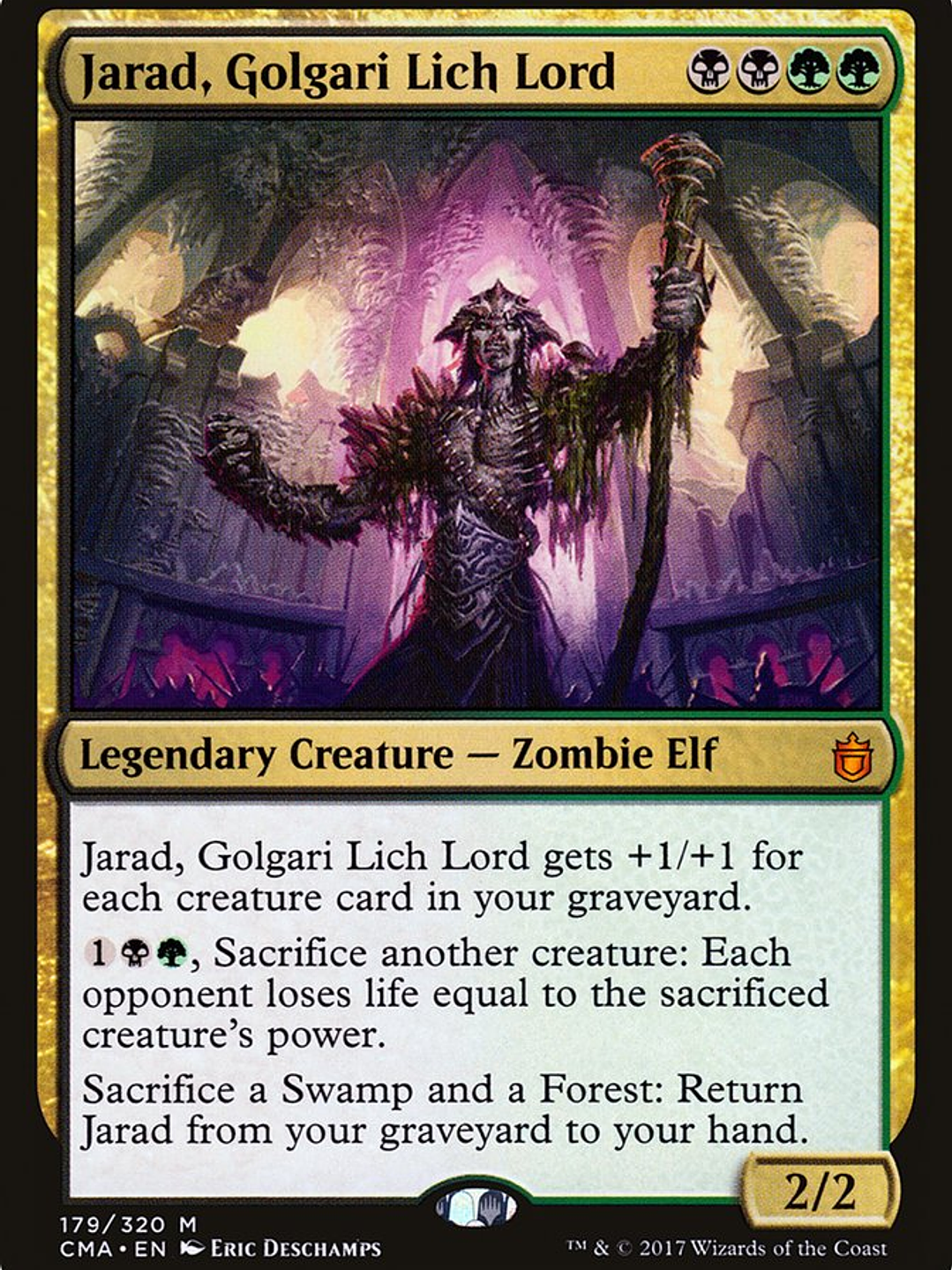 Jarad, Golgari Lich Lord (Commander Anthology) 1
