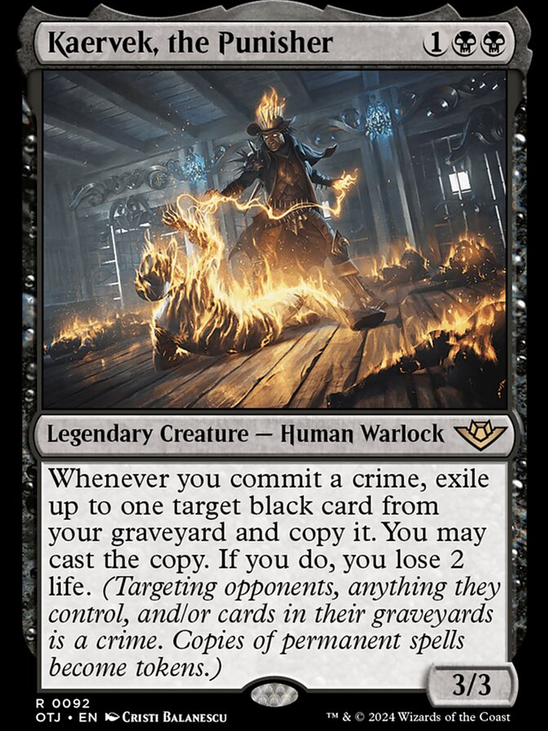 Kaervek, the Punisher (Outlaws of Thunder Junction) 1