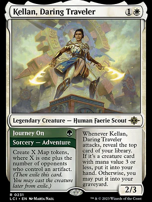 Kellan, Daring Traveler // Journey On (The Lost Caverns of Ixalan)