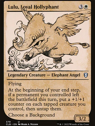 Lulu, Loyal Hollyphant (Commander Legends: Battle for Baldur's Gate)