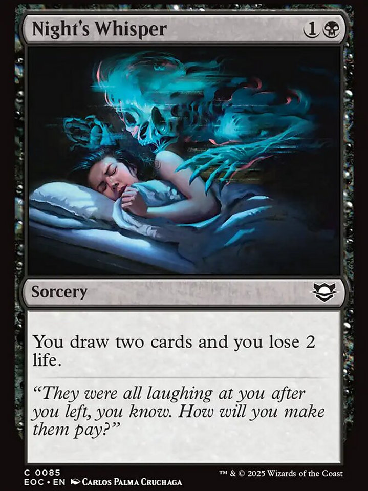 Night's Whisper (Edge of Eternities Commander) 1