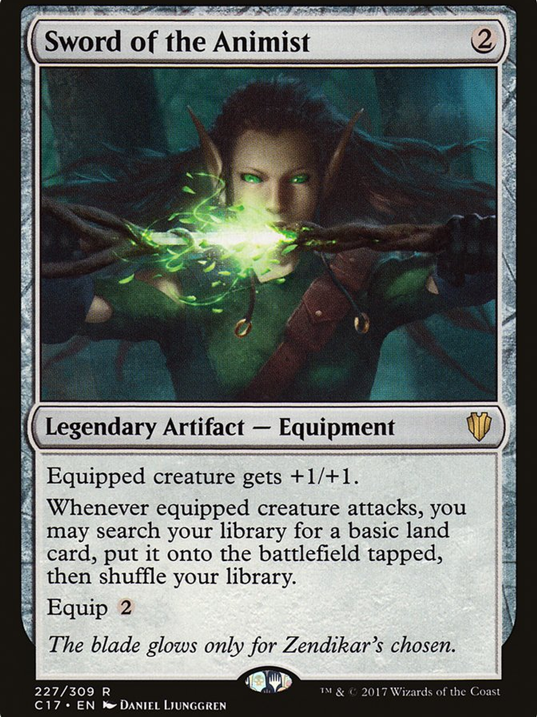 Sword of the Animist (Commander 2017) 1