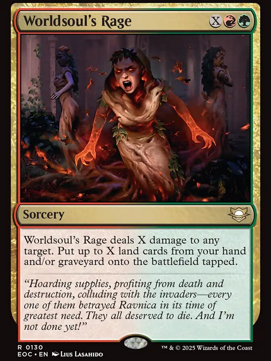 Worldsoul's Rage (Edge of Eternities Commander) 1