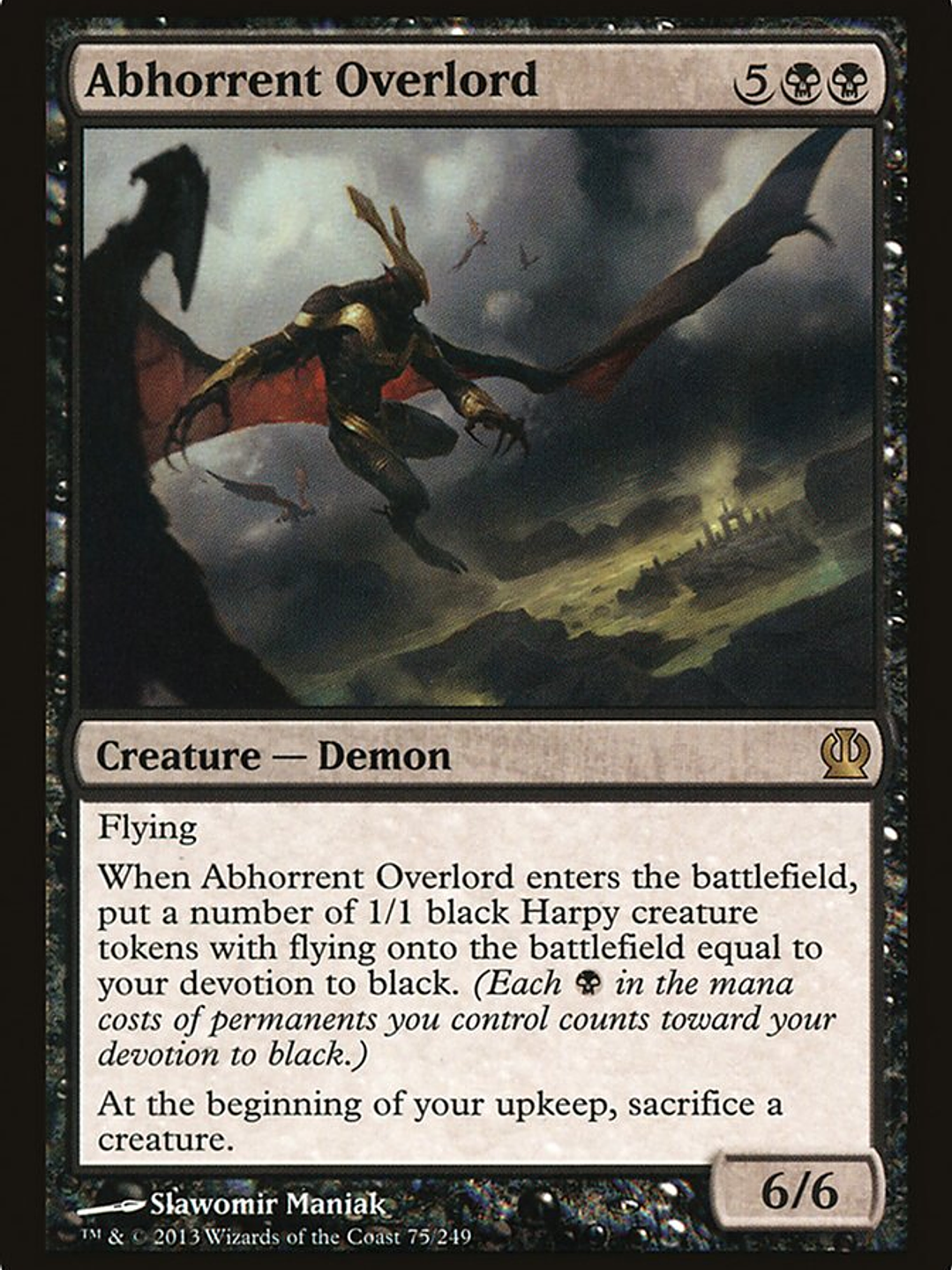 Abhorrent Overlord (Theros) 1