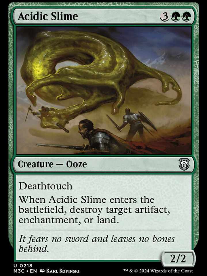 Acidic Slime (Modern Horizons 3 Commander) 1