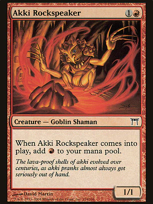 Akki Rockspeaker (Champions of Kamigawa)