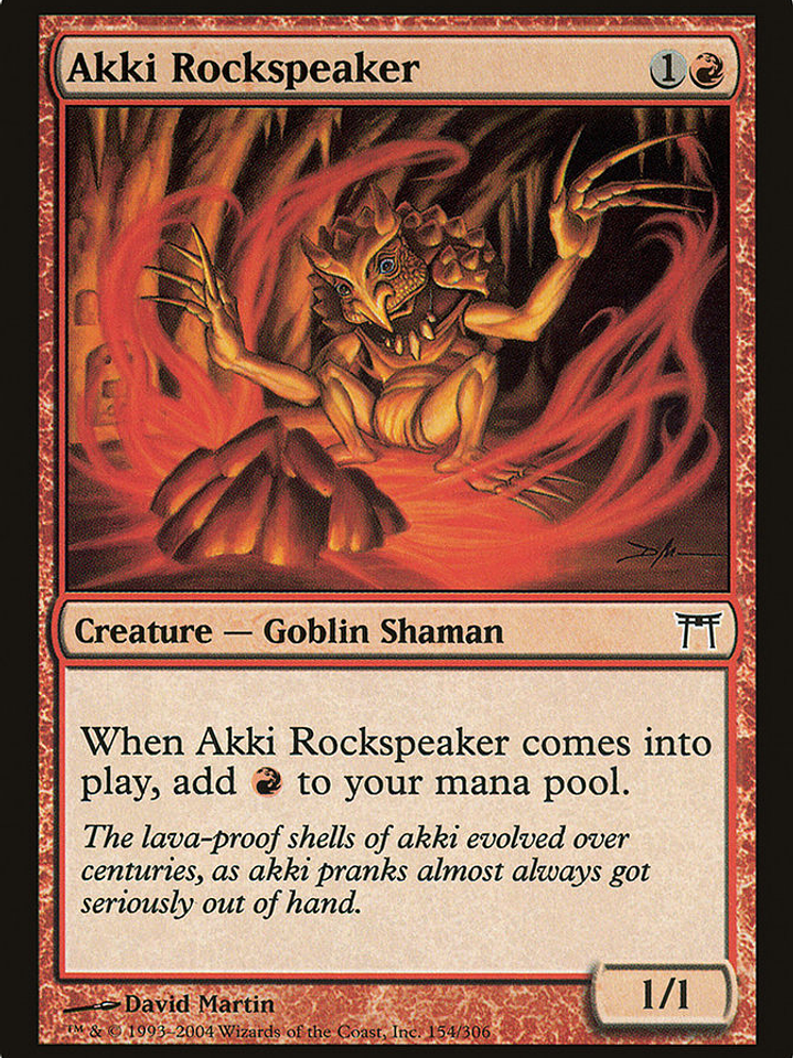 Akki Rockspeaker (Champions of Kamigawa) 1