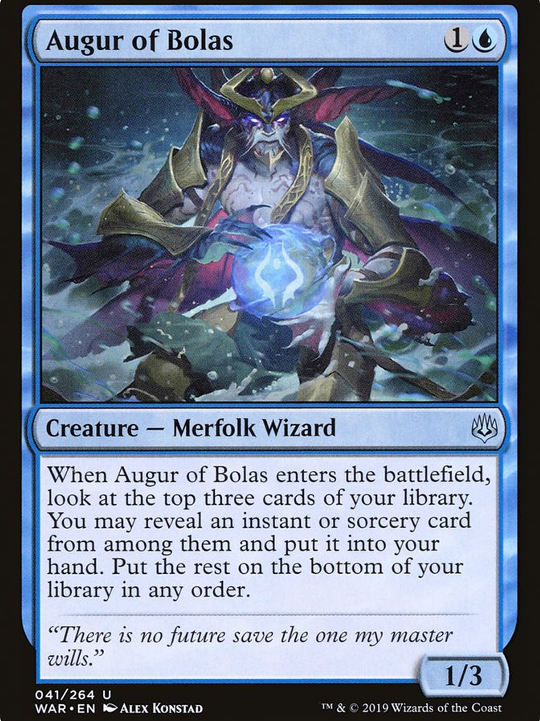 Augur of Bolas (War of the Spark) 1