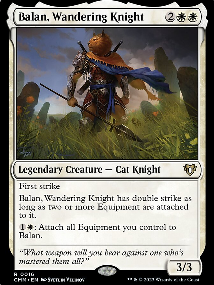 Balan, Wandering Knight (Commander Masters) 1