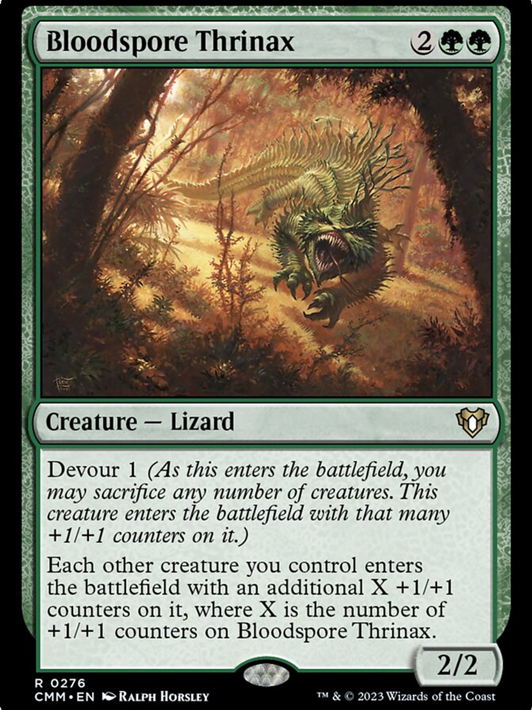 Bloodspore Thrinax (Commander Masters) 1