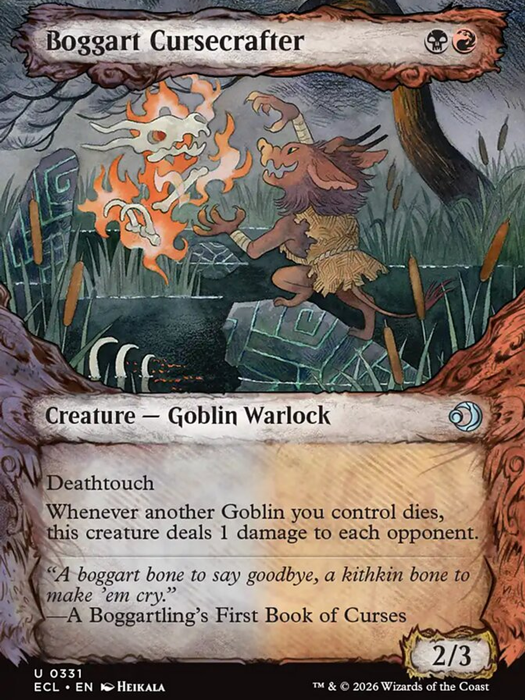 Boggart Cursecrafter (Lorwyn Eclipsed) 1