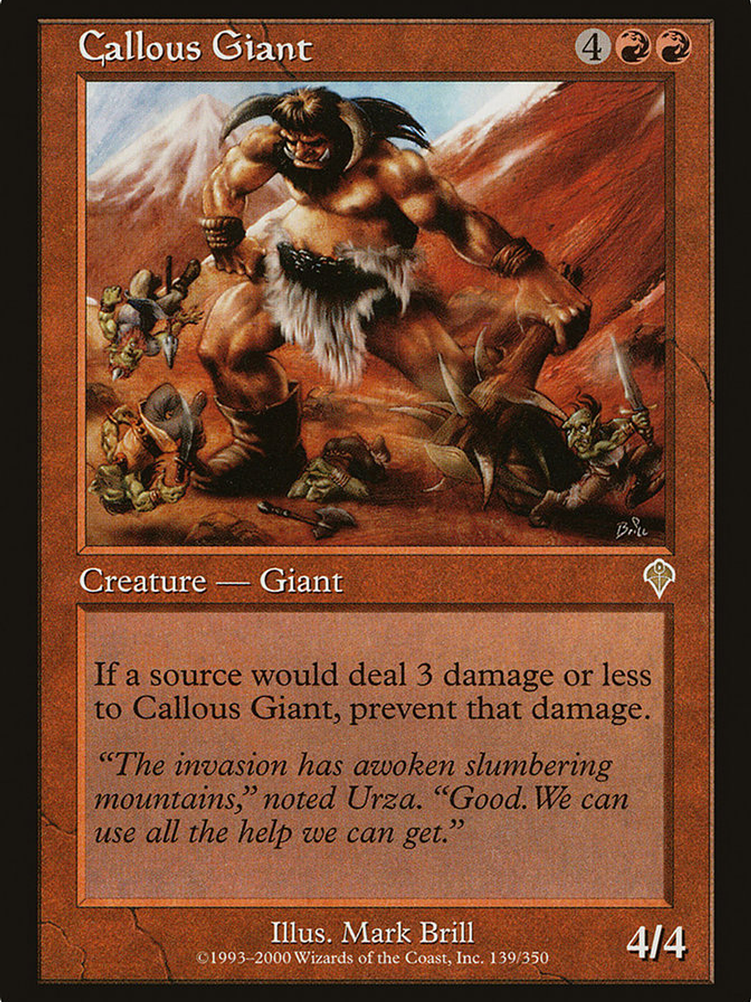 Callous Giant (Invasion) 1