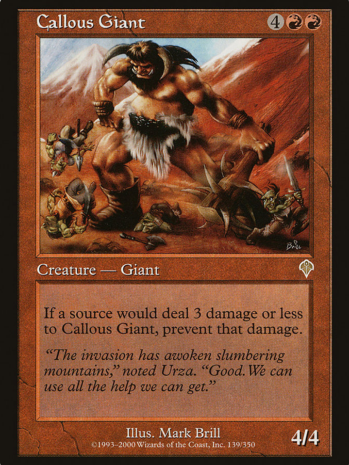 Callous Giant (Invasion) 1