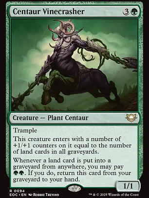 Centaur Vinecrasher (Edge of Eternities Commander)