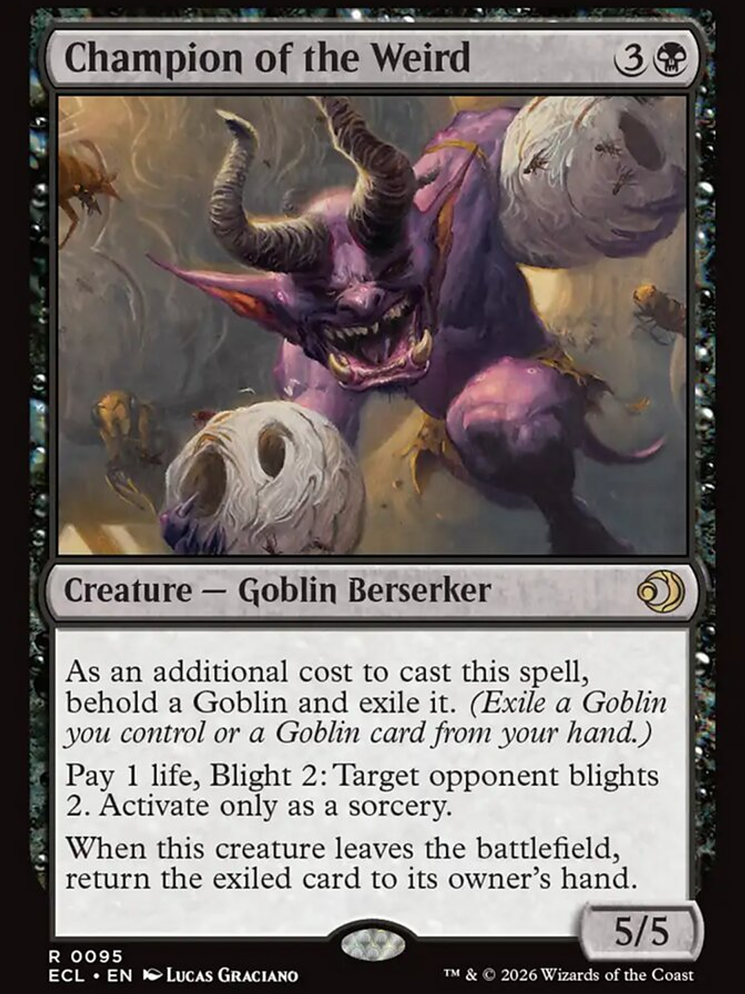 Champion of the Weird (Lorwyn Eclipsed) 1