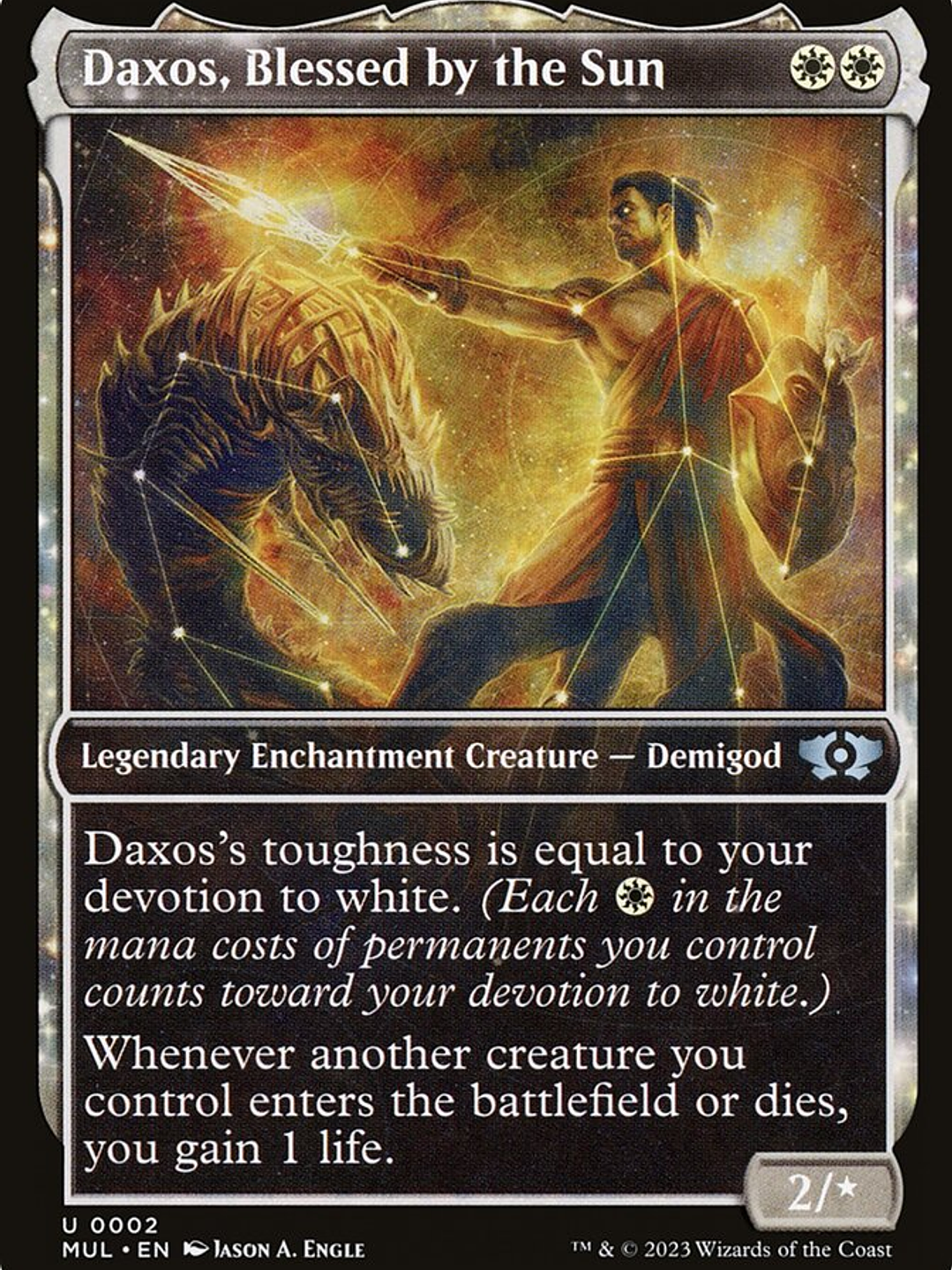 Daxos, Blessed by the Sun (Multiverse Legends) 1